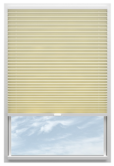 Solaris, Creme - Clip Fit Pleated Blind